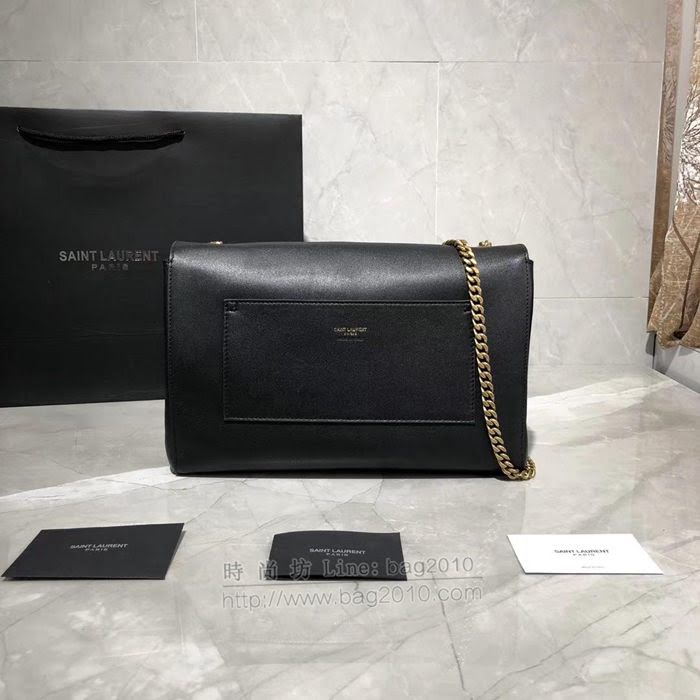 YSL女包 553804 KATE正反兩用 麂皮平紋皮包 聖羅蘭鏈條女斜跨包  yas1728